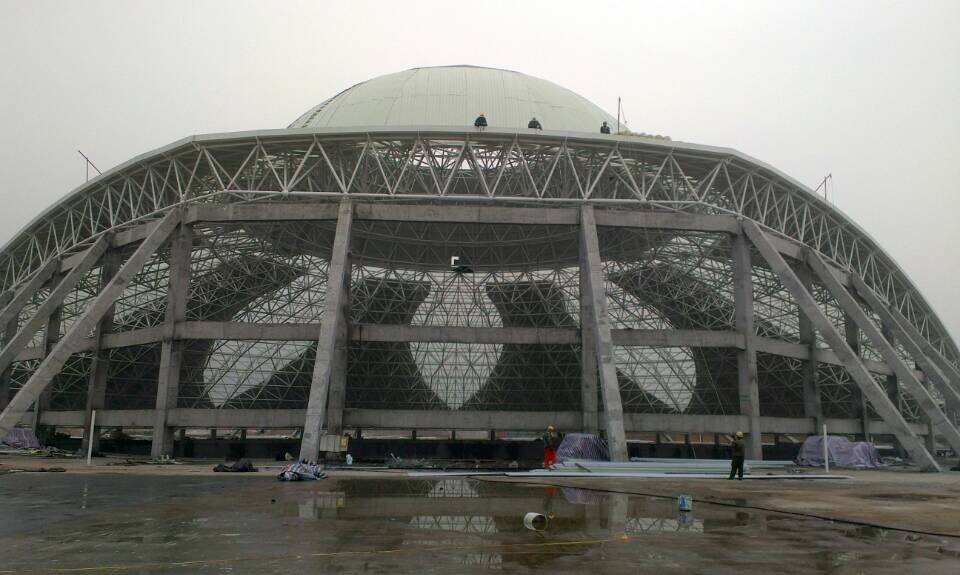 安徽温泉馆网架工程